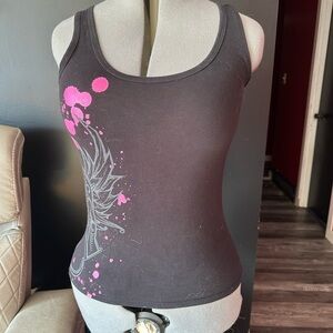 **3 for $15**Hustler Hollywood Gray Fitted Sleeveless Tank Top